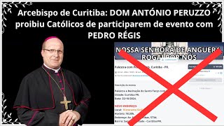 ATENÇÃO CATÓLICOS DE CURITIBA PEDRO RÉGIS NÃO TEM PERMISSÃO PARA FAZER PALESTRA EM CURITIBA [upl. by Raimondo]