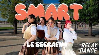 Relay DanceKPOP IN PUBLIC LE SSERAFIM 르세라핌  ‘Smart’  dance cover by ZeroOne [upl. by Kono]