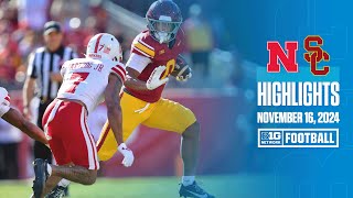 Nebraska at USC  Highlights  Big Ten Football  11162024 [upl. by Rupert367]