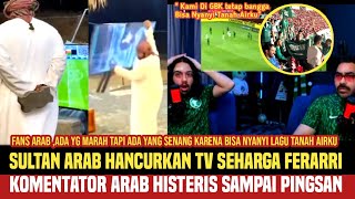 Beragam Reaksi Fans Arab Saudiusai Kalah 20 dari Indonesia  Kami bangga Nyanyi Lagu Tanah Airku❗ [upl. by Eanal]