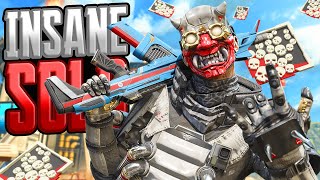 SOLO Octane INSANE 25 KILLS and 6042 Damage Apex Legends Gameplay [upl. by Savihc]