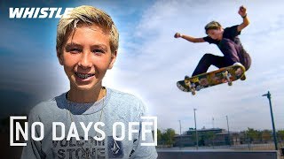 14YearOld INSANE Skateboard Prodigy  Lazer Crawford [upl. by Anitniuq558]