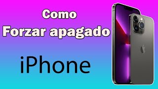 Como forzar el apagado de un iPhone 14 sin tocar la pantalla [upl. by Mallin]