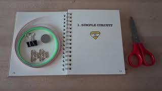 Circuit Sticker Sketchbook  Chapter 1 Simple Circuit [upl. by Otinauj451]