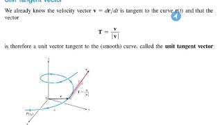 MAT 273  Calc3  133c Finding A Tangent Unit Vector [upl. by Finnegan]