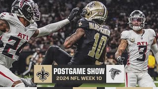 Saints vs Falcons Postgame Show  2024 NFL Week 10 [upl. by Ttnerb120]