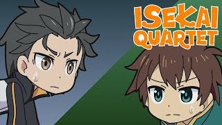 Late to School or Mans Pride  ISEKAI QUARTET [upl. by Assenyl]