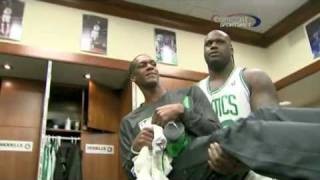 Shaquille ONeal  Taking Care of Rajon Rondo 3111 [upl. by Melak201]