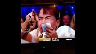 Aling Dionisia goes wild during Pacquiao vs Bradley II [upl. by Alicea377]