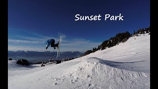 Ski  Snowboard freestyle at Chamrousse  Sunset Park  2018 [upl. by Ateloj]