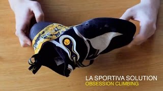 Review La Sportiva Solution climbing shoe [upl. by Akiam]