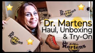 Dr Martens Haul Unboxing amp TryOn  New Boots Shoes Sandals  Shopping amp Lifestyle [upl. by Olly201]