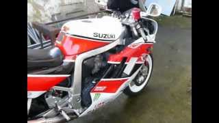 suzuki gsxr 750 L 1990 MODEL Running engine [upl. by Nicolai]