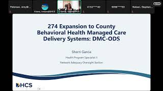 DHCS Managed Care Data Quality Monitoring Webinar Series 274 Behavioral Health [upl. by Keifer]