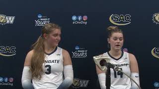 Wingate Volleyball SAC Quarterfinals  111924 Postgame Interview [upl. by Yul]