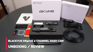 BlackVue DR900S 2CH 4K UHD Dash Camera  Unboxing  Review [upl. by Valaria]