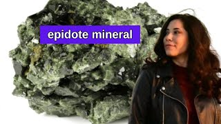 epidote mineral  formation of epidote mineral  properties of epidote mineral [upl. by Eirrem554]