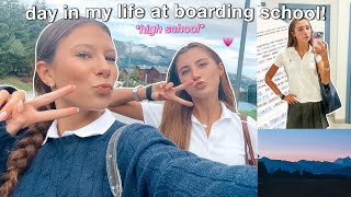 DAY IN MY LIFE AT BOARDING SCHOOL 2023 high school vlog [upl. by Neeloj]