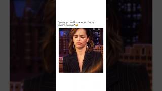 Emilia Clarke about Kit Harringtons douchey dance got shorts celebrity fyp viral shortvideo [upl. by Nosnah555]