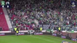 Hibernian 43 Falkirk  GOALS  Scottish Cup Semi Final 2013 [upl. by Omissam258]