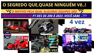 FORMULA 1 O MOTIVO PELA QUAL ALGUMAS EQUIPES SÃO PREDOMINANTES NA F1 DESDE 2000 Á 2023 VOCÊ SABE [upl. by Lettig]