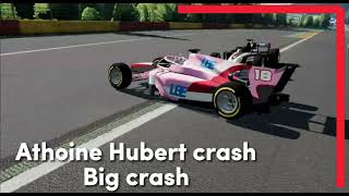 F2 Athoine Hubert crash [upl. by Curr]