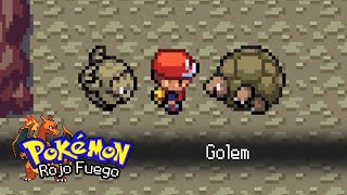 CÓMO CONSEGUIR a GOLEM en POKÉMON ROJO FUEGO y VERDE HOJA EVOLUCIONAR a GRAVELER [upl. by Loise]