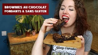 Un Brownie au chocolat délicieux fondant et sans gluten [upl. by Lona]