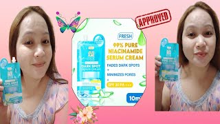 JEJU ALOE ICE 3IN1 NIACINAMIDE DARK SPOT SERUM CREAM [upl. by Aiela461]