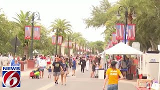 Crowds celebrate Red Hot amp Boom in Altamonte Springs [upl. by Orton]