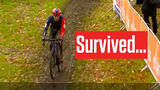 MUDFEST FINISH At UCI World Cup Cyclocross Dendermonde 2023 [upl. by Halle]