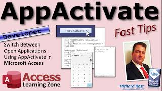 Switch Between Open Applications Using AppActivate in Microsoft Access VBA [upl. by Goldi]