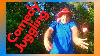 Learn 21 Comedy Juggling tricks  HOW  TO get laughs and juggle [upl. by Ecerehs]