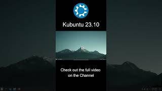 Kubuntu 2310 linux kubuntu [upl. by Amzu]