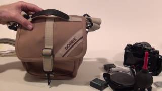 Domke F9 Camera Bag Review with Fuji XT1 [upl. by Rosemarie]