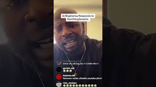 DJ responding to Samthing Soweto on IG live [upl. by Inoj]