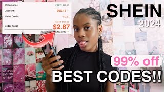 The Ultimate SHEIN Coupon Code List  active working amp updated shein discount codes 2024 [upl. by Saalocin]