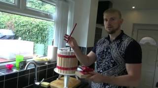 Making hard apple cider at home from picking to bottling  cider press [upl. by Lewse]