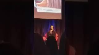 Troian Bellisario doing english accent [upl. by Murielle589]