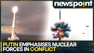 RussiaUkraine War Russias Drills Demonstrate Full Nuclear Triad Readiness  World News  WION [upl. by Neeruam885]