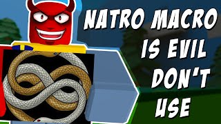 Stop using Natro Macro this is what happens  Bee Swarm Simulator  Roblox [upl. by Bilat]