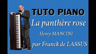 cours de pianoTuto piano la panthère rose [upl. by Eul222]