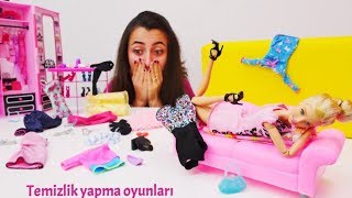 Barbie temizlik yapma oyunları Seçkin bölümler [upl. by Nivre476]