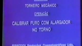 TORNO MECÂNICO CALIBRAR FURO COM ALARGADOR NO TORNO [upl. by Thordis]