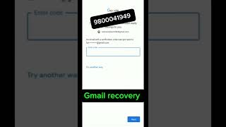 Gmail recovery problem 😭 contact now whatsapp9800041949 [upl. by Suoirred]