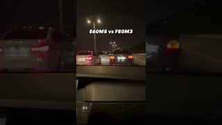 F80 M3 vs E60 M5 [upl. by Ahsik89]