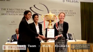 NLSTIAM17 Grand Finals  Arbitration Moot  NLSIU Bangalore [upl. by Ahterod]