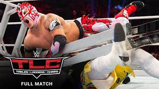 FULL MATCH  WWE Tag Team Title Triple Threat Ladder Match WWE TLC 2015 [upl. by Hermina582]