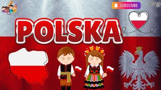 POLSKA  Nasza Ojczyzna ❤️  Piosenka dla Dzieci o Polsce 🇵🇱 🎶 [upl. by Daye]