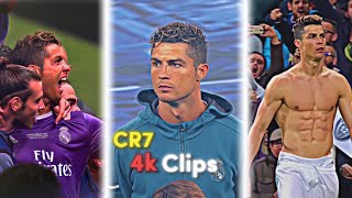 Cristiano Ronaldo 4k clips  Free for Edit  4k Clips [upl. by Aicnorev]